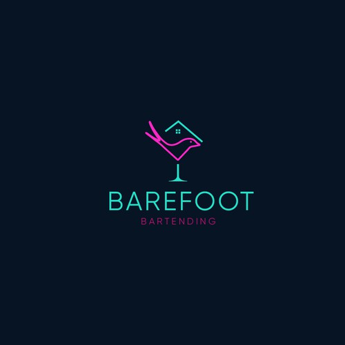 An approachable logo for Online group mixology workshops. Ingredient Discovery Kits mailed direct. Design by m å x