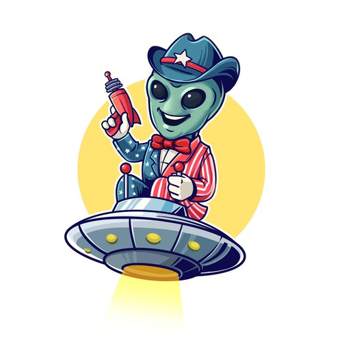 Mascot for Uranus Fudge Factory and General Store Design by Rozart ®