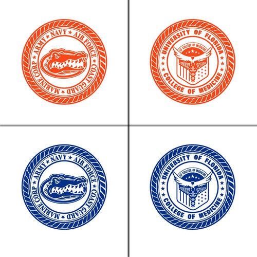 University of Florida Veterans Day Coin Contest Design by Hossam zakria