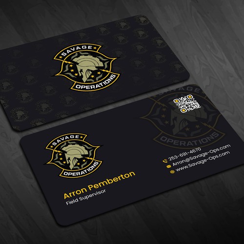 Business Card & Letterhead for Armed Security Agency Design by Design_SKR
