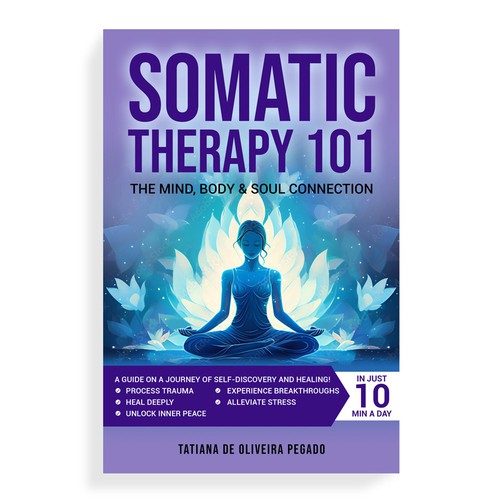 Beautiful & powerful book cover with a lotus flower design Design by Mr.TK