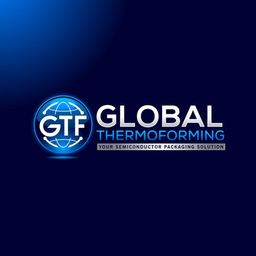 GTF Semiconductor packaging logo Design by 369 Design