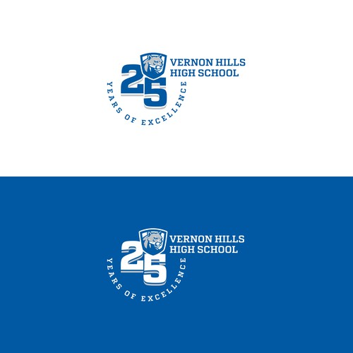 Logo for school's 25th year of excellence Design by Argim