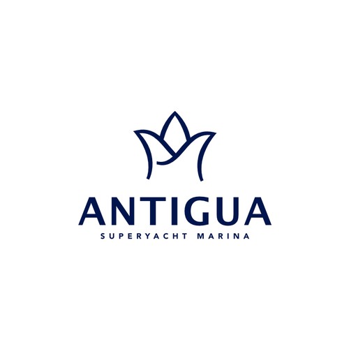 Logo for Antigua Superyacht Marina Design by __A__