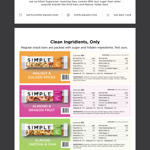 SIMPLE - Sell sheet Design by ellie_designs