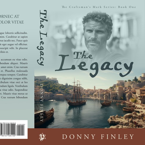 Book cover for epic 1st century story with historical implications Design by Updatefordesign