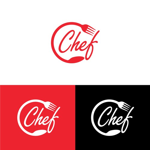 "CHEF": Food & Cooking Social Media Logo Design by Shereef_CM
