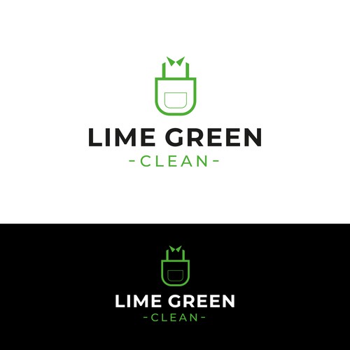 Lime Green Clean Logo and Branding Diseño de Pikapiedra