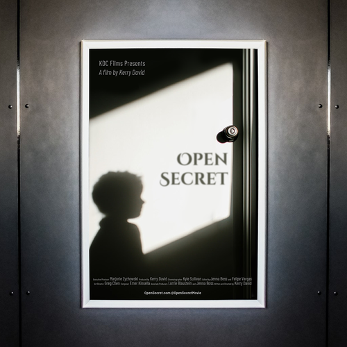 Design a poster for the documentary Open Secret Design by CreamCreative