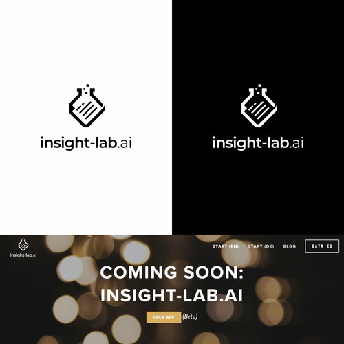 logo for insight-lab.ai  cloud based tool for marketers and insight specialists Design by shima22