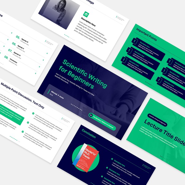 Design by Sokha Visual titled "Scientific Writing Presentation"