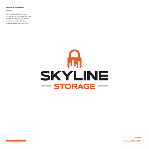 Eye Catching Logo for SKYLINE STORAGE Design by SimonMar