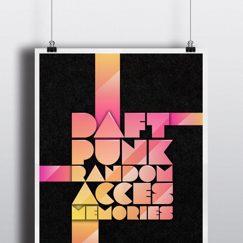 Design 99designs community contest: create a Daft Punk concert poster por Tiberiu22