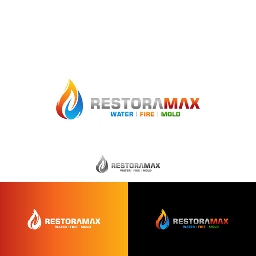 Restoration Company Branding. Design by Zn Digital