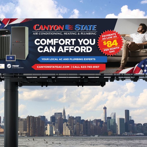 Design An Eye-Catching Billboard For An HVAC Company Design réalisé par Analyn26