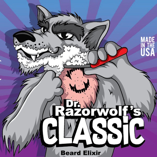 label for beard elixir