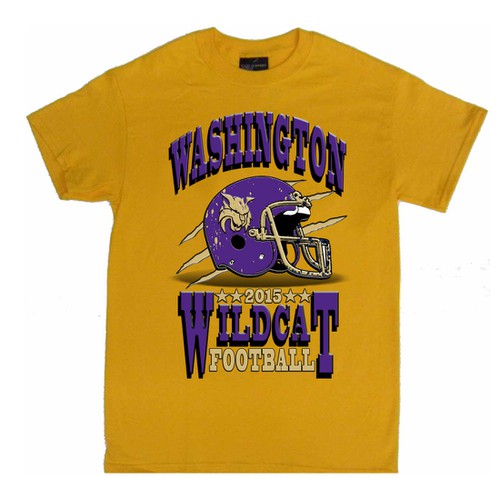 Washington Wildcat Football, 2015 | T-shirt contest