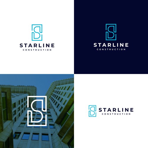 Starline Construction Logo Design by thetamlika®