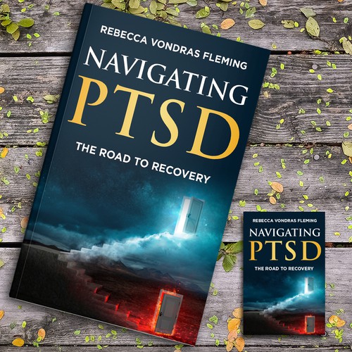 Design a book cover to grab attention for Navigating PTSD: The Road to Recovery Design von Jasmine'