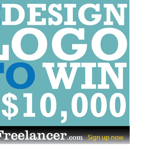 Logo / Graphic to promote US$10,000 Logo Design Competition Design by JackHobbs