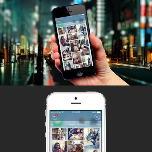 Award winning design for best in class mobile app PicsArt Design by Martin Zagawa