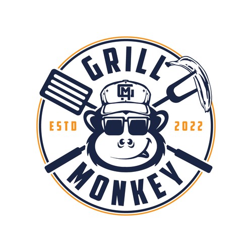Need a Design Monkey to draw a Grill Monkey Design by AlarArtStudio™