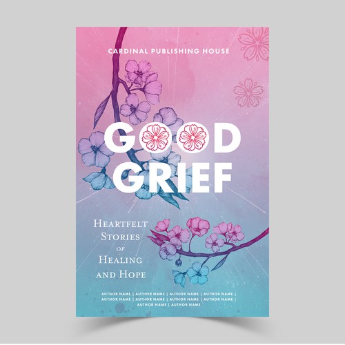 Design a bestselling book cover for People Looking For Ways to Heal Grief Design by The Cloud Digital