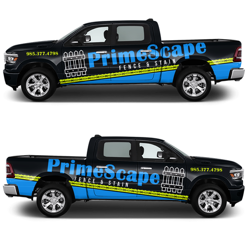 company truck wrap that looks professional and catches the eye Design by theANUNGs