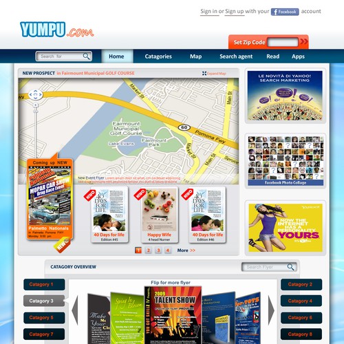 Create the next website design for yumpu.com Webdesign  Design by Zoolander
