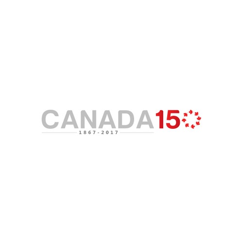 Community contest: Design Canada’s 150th birthday logo! Design by mohammedaitbounasser