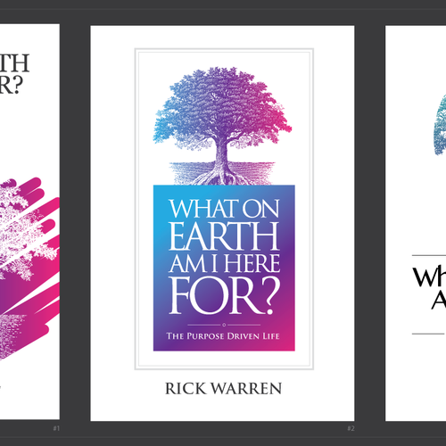 Book cover redesign for "What on Earth Am I Here For? The Purpose Driven Life" by Rick Warren Design by evolet