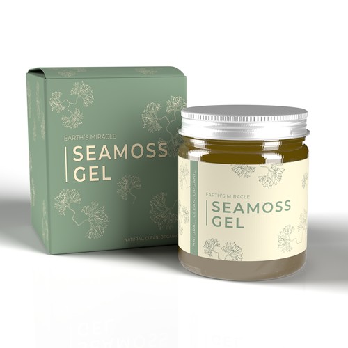 Design a Label for our Sea Moss Gel Product Design réalisé par Cleoalex