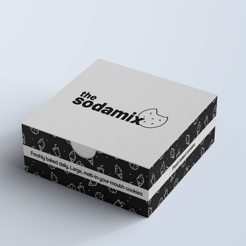 Single Cookie Box Design by Mellalance