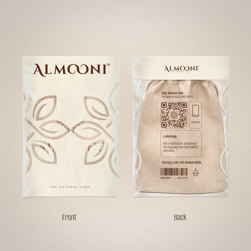 Design a simple yet elegant polybag packaging for our loofah brand Design by La_russa