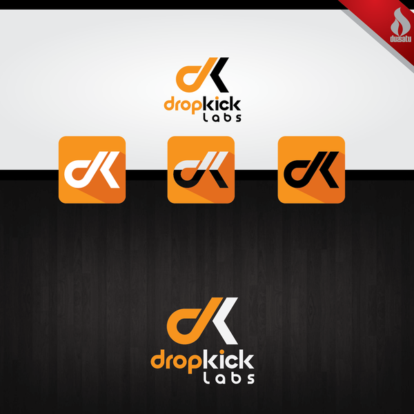 Design by ds.artworks titled "DropKick's new logo. Guaranteed Contest!"