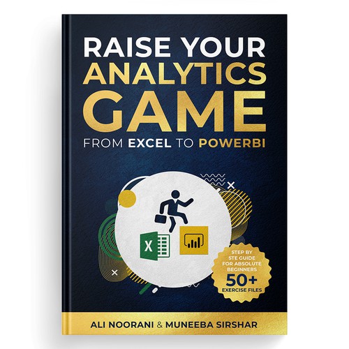 Design a cover for a Data Analytics Book Réalisé par m.creative