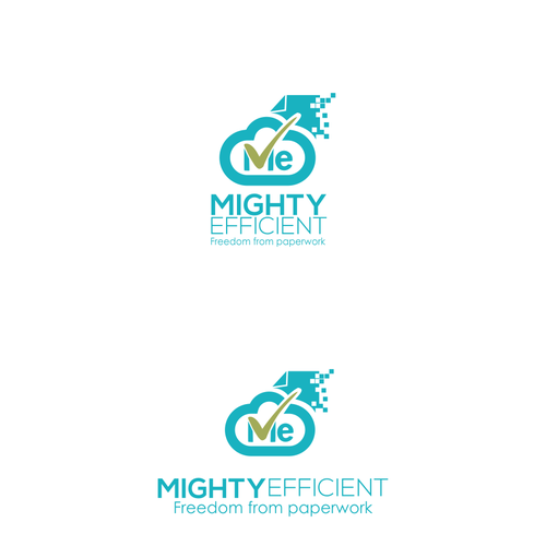 Create a modern, dynamic logo for Mighty Efficient Bookkeeping & Administration Design by sikelwesi