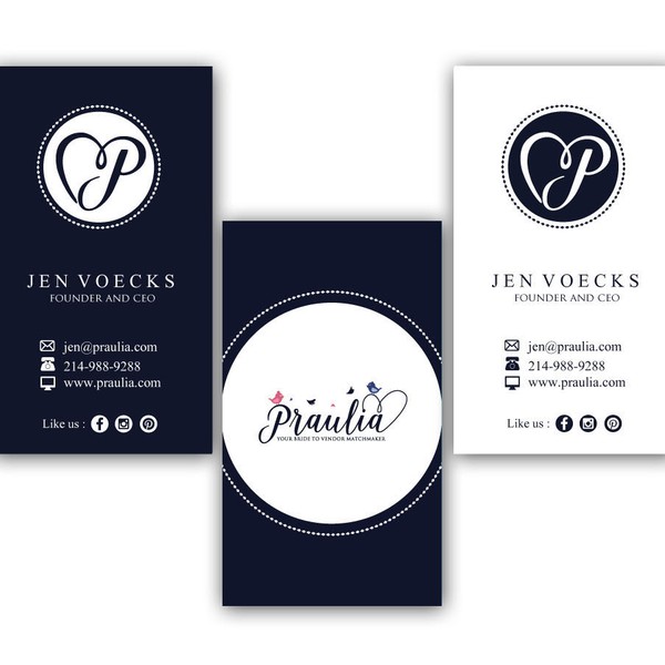 Elegant business card design