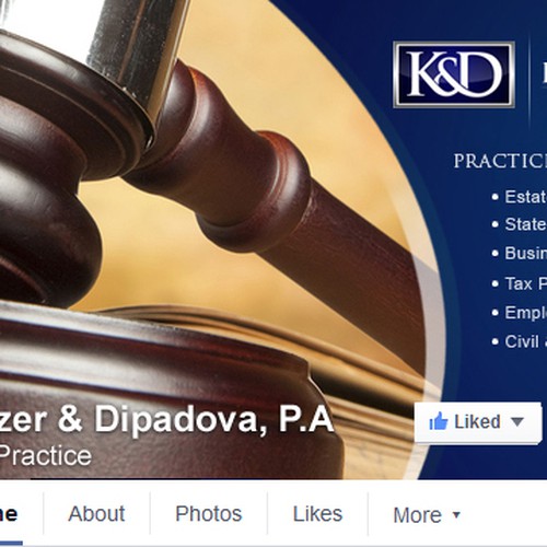 Create a Capturing Facebook Cover Image for Law Firm Design by arditasari