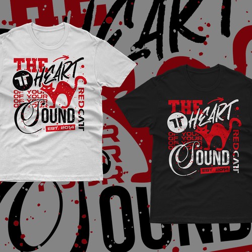 T-shirt design for audio brand Design by Wild Republic