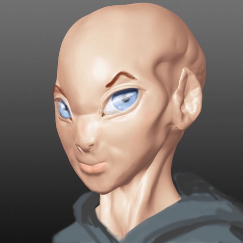 Alien main character design for a movie Design by RAHLISTIC