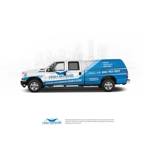 Eye Catching Truck Wrap Design by kirchen