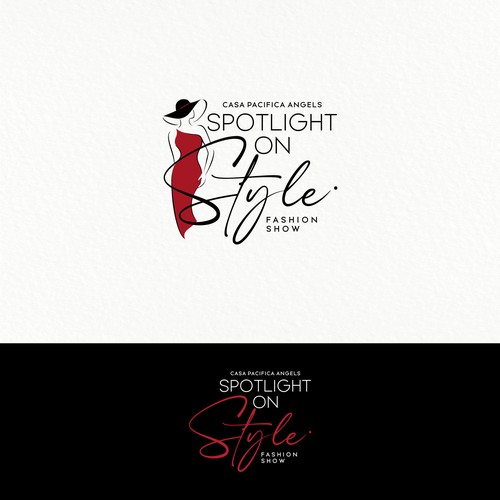 Elegant, fun, flirty logo for upscale Fashion Show Fundraiser Design by GinaLó