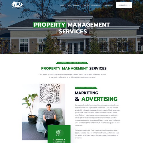 **Upgrade** existing website.  Tons of High Res existing imagery! Design by FuturisticBug