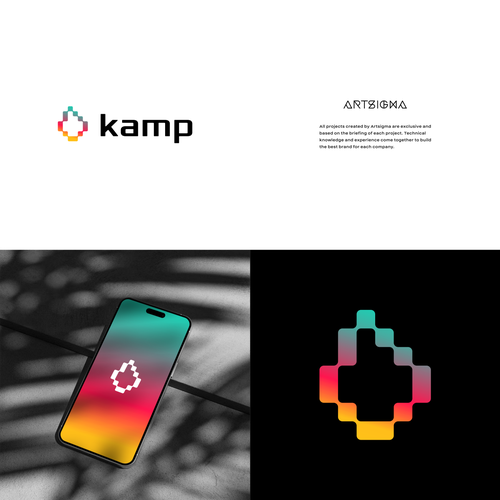 Web 3 Logo KAMP Design by artsigma