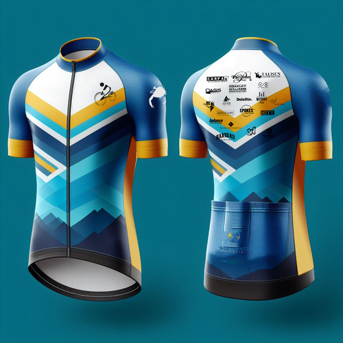 Cycling Jersey for Autism Charity Ride Design by -Spartacus-