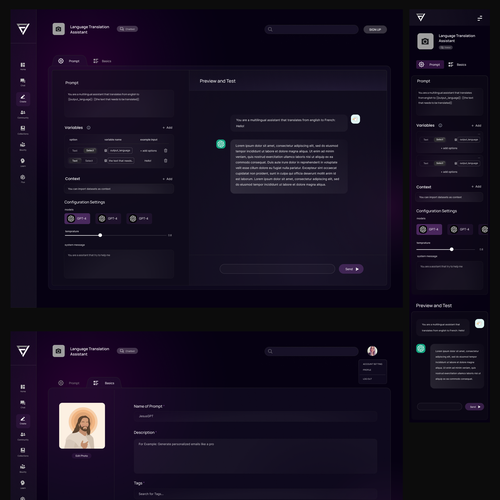 UI/UX Redesign for ChatGPT Prompts Platform Design by heli☀sentris