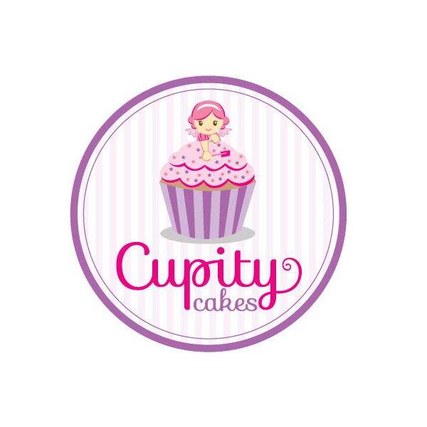 Design realizzato da Angelia Maya intitolato "Logo design for cupity cakes"