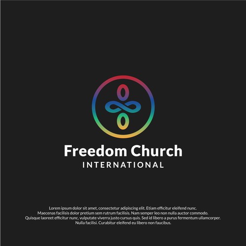 Freedom Church Logo Design Design by Fiore del Dragone