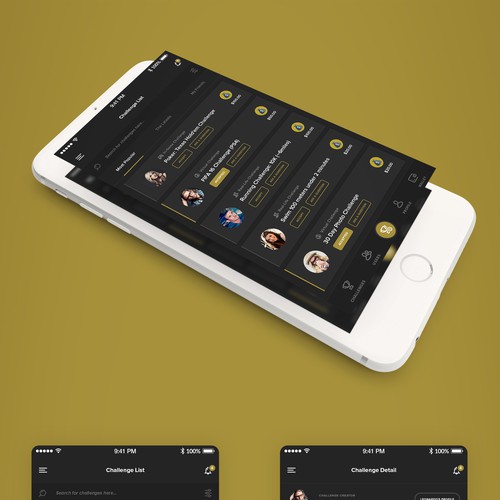 Challenge App Design by Alexandru Lucian